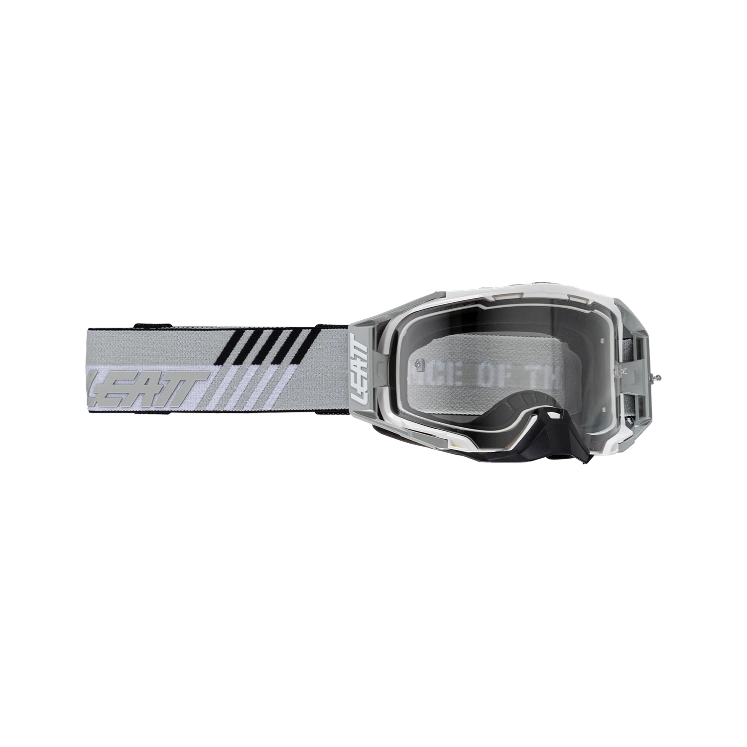 Leatt Velocity 6.5 Photochromic Motocross Goggles White/Clear Adaptive – Bulletproof MX & Enduro Goggle 37-87% VLT