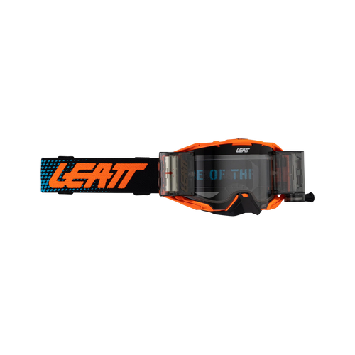 Leatt Velocity 6.5 Roll-Off Motocross Goggles Orange/Clear 83% VLT