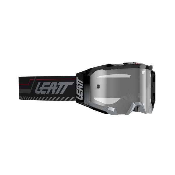 Leatt Velocity 5.5 Iriz Crossbrille Grau/Silber – Kugelsichere MX- & Enduro-Brille 50 % VLT