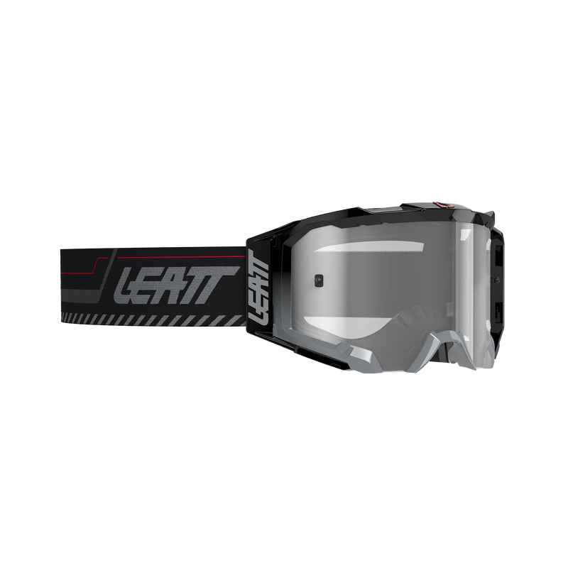 Leatt Velocity 5.5 Iriz Motocross Goggles Grey/Silver – Bulletproof MX & Enduro Goggle 50% VLT
