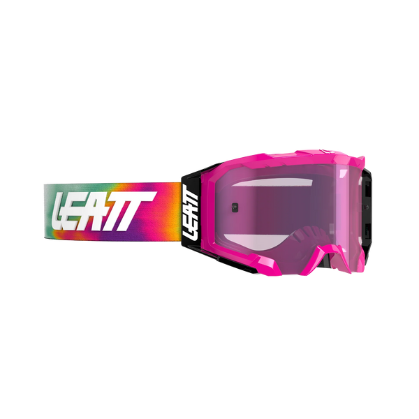 Leatt Velocity 5.5 Iriz Crossbrille Pinata Teal/Purple – Bulletproof MX & Enduro Goggle 78% VLT