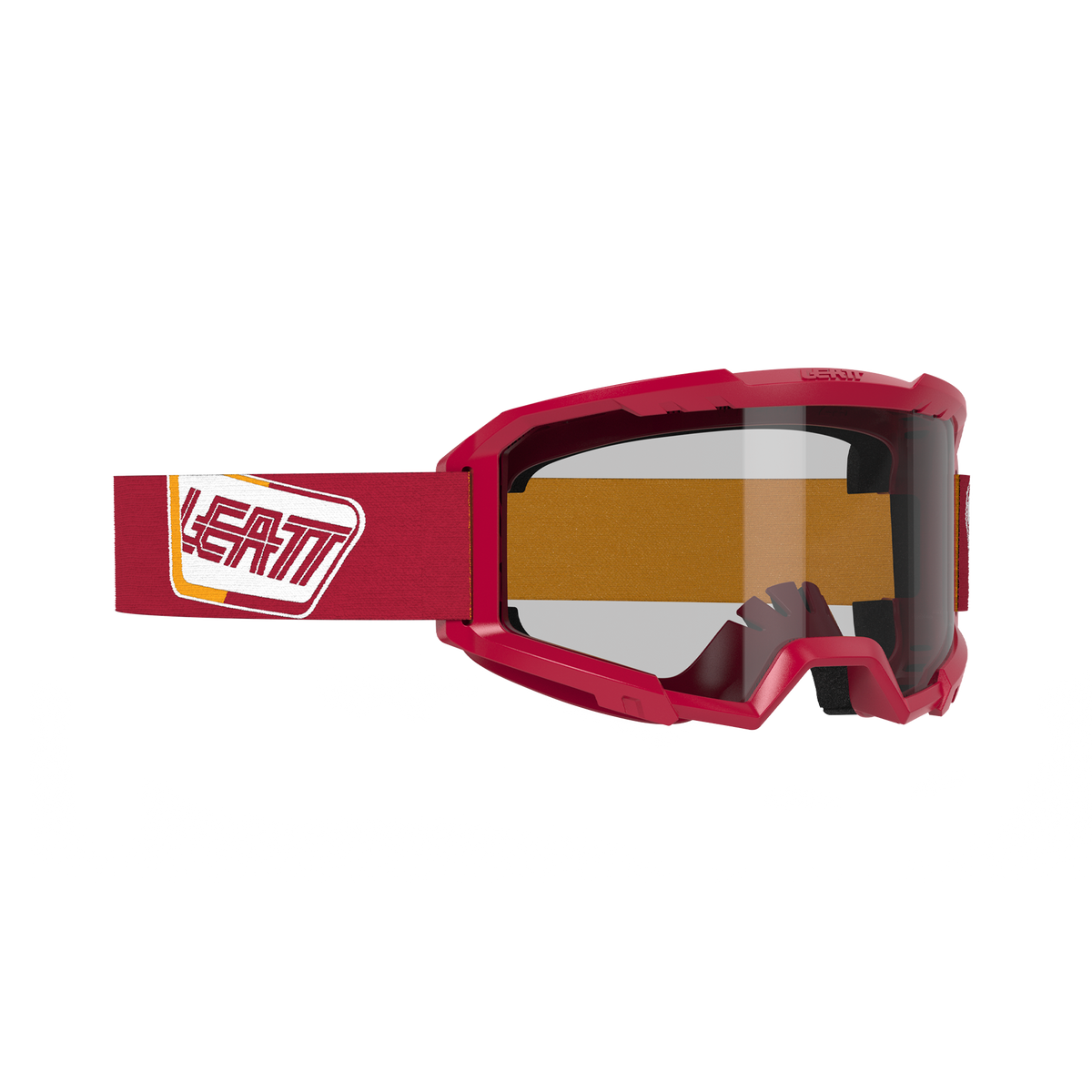 Leatt Vizion 2.5 Crossbril Rood en transparant, productfoto 1