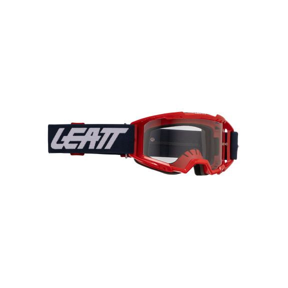 Leatt Vizion 3.5 Crossbril Rood en transparant, productfoto 2