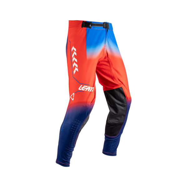 Leatt Moto 5.5 IKS motorbroek motocross race lichtgewicht stretch Royal Blauw/Rood