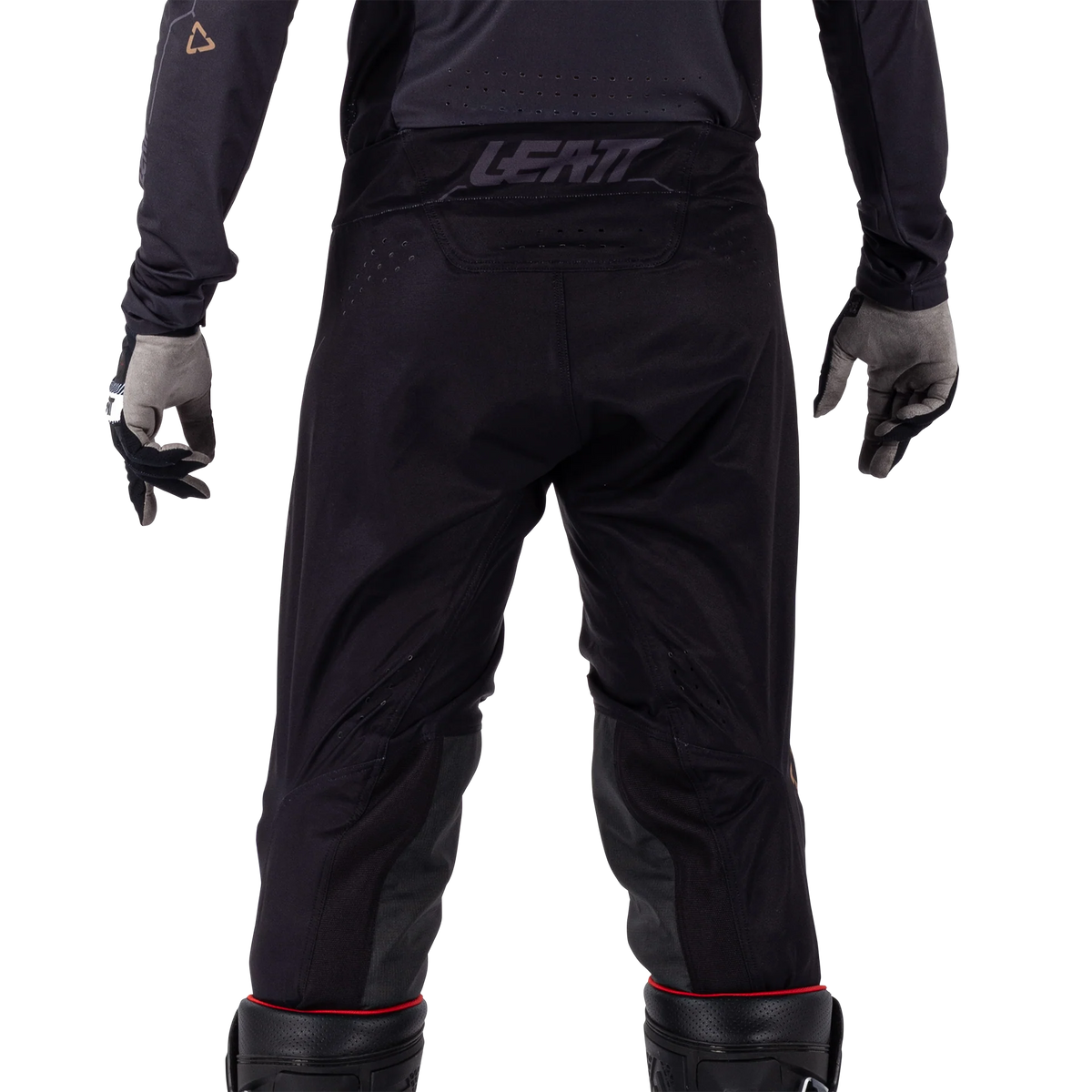 Leatt Moto 5.5 IKS Motorradhose, Motocross-Rennhose, leicht, Stretch, Schwarz