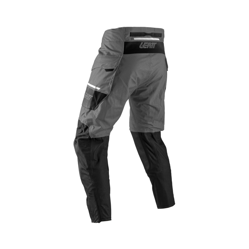 Leatt ADV Rally 7.5 Motorcycle Pants 30K Waterproof Adventure Protective Black/Iron Gray