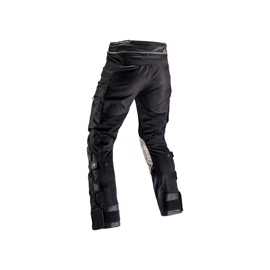 Leatt ADV FlowTour 5.5 Motorradhose, AA-Belüftung mit Level-2-Protektoren, Stealth Schwarz/Grau