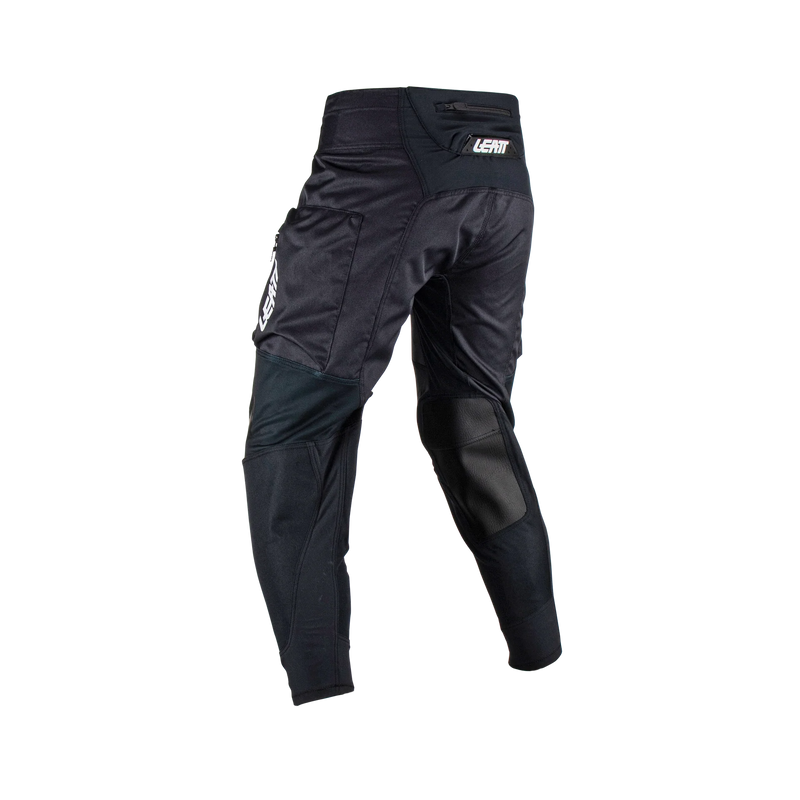 Leatt Enduro 4.5 motorcycle pants off-road with cargo pockets stretch Black
