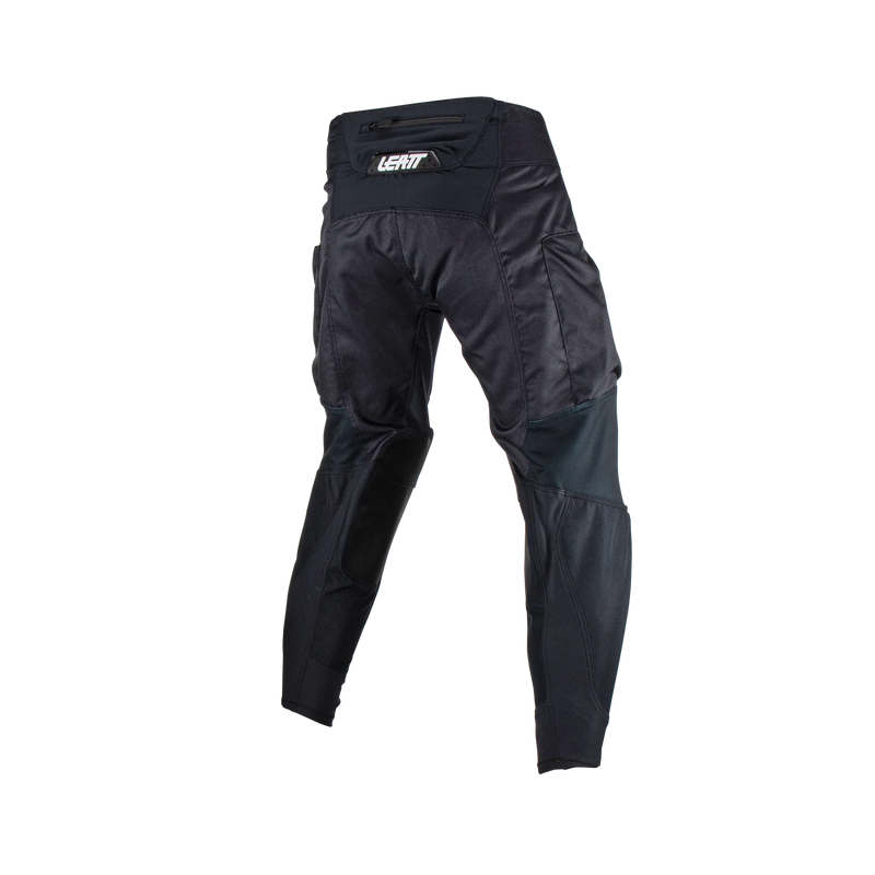 Leatt Enduro 4.5 motorcycle pants off-road with cargo pockets stretch Black