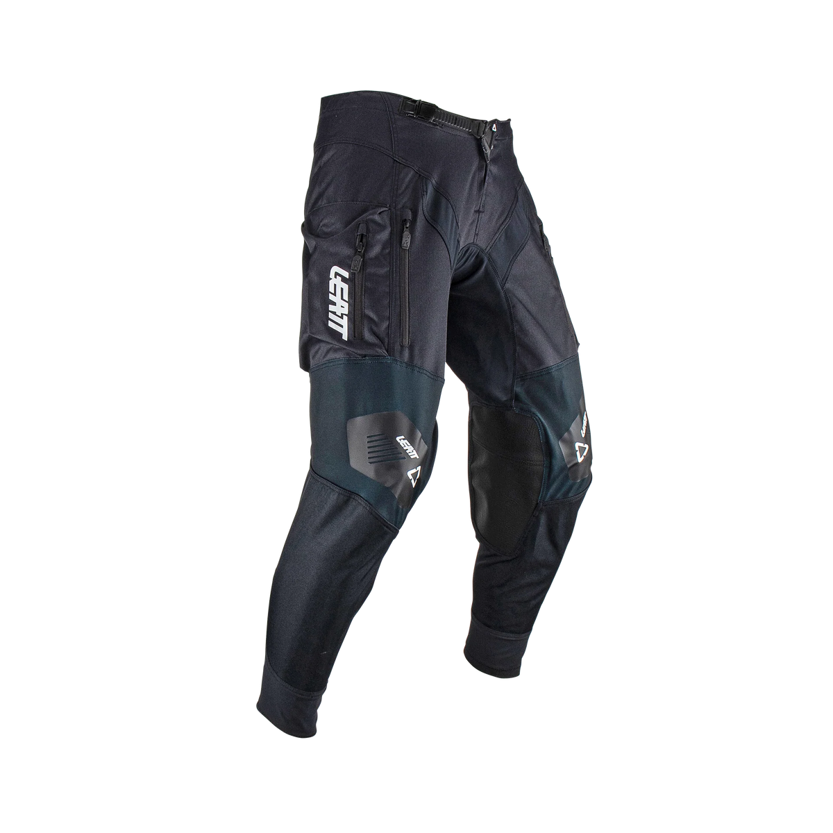 Leatt Enduro 4.5 motorcycle pants off-road with cargo pockets stretch Black