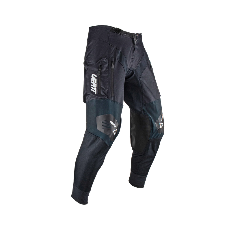 Leatt Enduro 4.5 motorcycle pants off-road with cargo pockets stretch Black