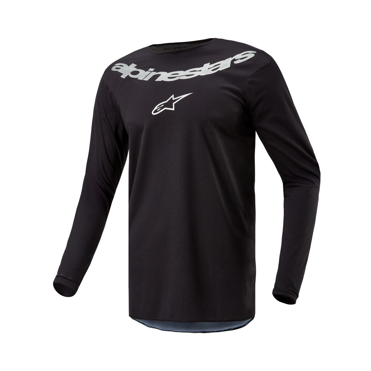 Alpinestars Fluid Graphite Black Silver Motocross Jersey