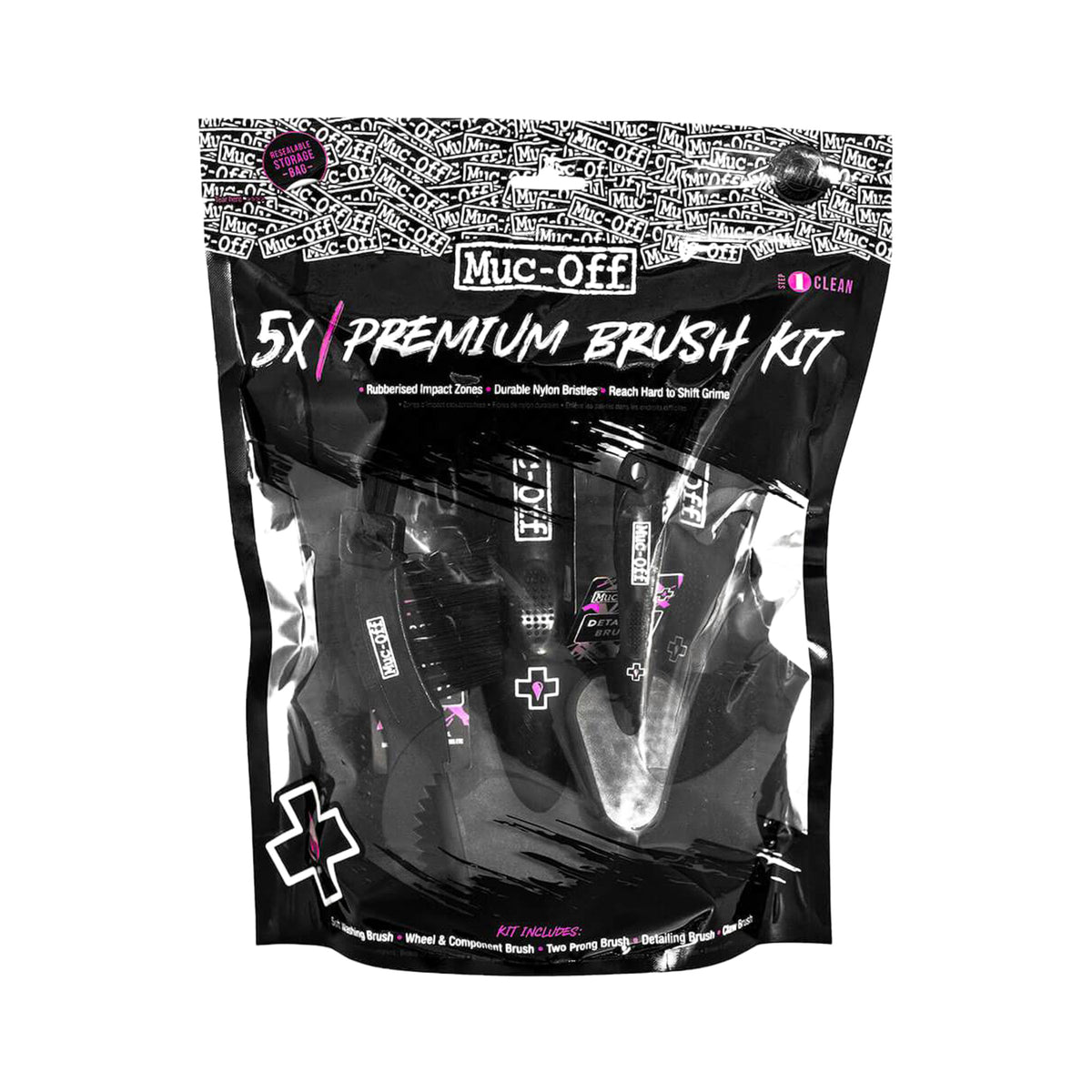 Muc-Off 5X Premium Brush Kit