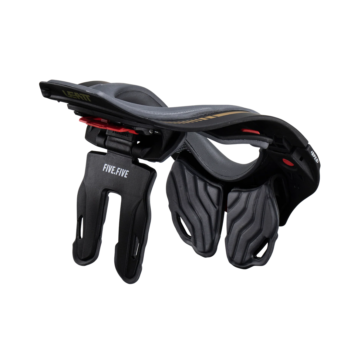 Leatt Neck Brace 5.5 Stealth Black/Grey – Premium Nackenschutz für Motocross, Enduro & Adventure
