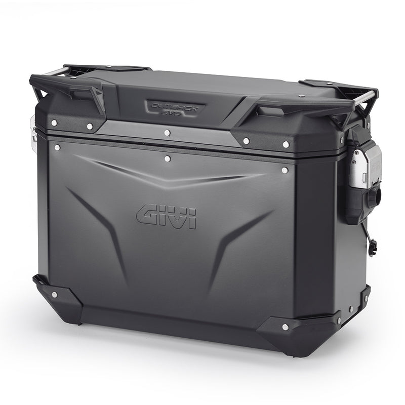 Givi OBKEV37BL Trekker Outback aluminium koffer 37 liter Zwart
