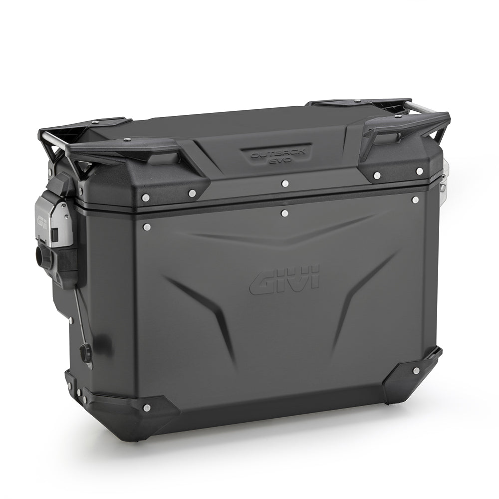 Givi OBKEVS33BR Trekker Outback aluminium koffer 33 liter Zwart