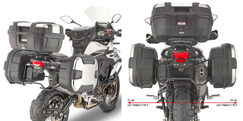 Givi PL8711 Zijkofferrek BENELLI TRK502X