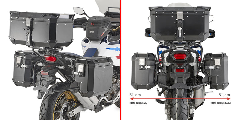 Givi PLOS1178CAM Zijkofferrek Honda Crf1100L Africa Twin '20-23