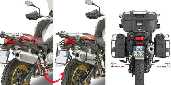 Givi PLR5127 Zijkofferrek BMW F850GS '18