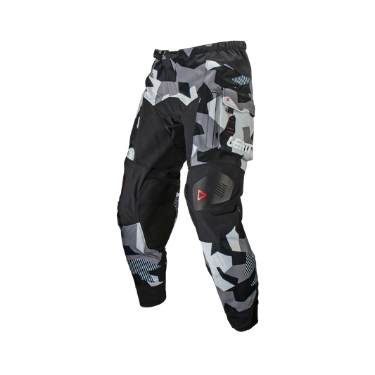 Leatt HydraDri 4.5 Motorradhose, wasserdicht (20.000 mm Wassersäule), atmungsaktiv, Forge Gray