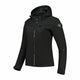 Rusty Stitches Ann Motorcycle Jacket Softshell AA Protection Black With Hoodie