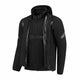 Rusty Stitches Carlo Motorjas Mesh Zomer Met Regenjas AA Protectie Zwart