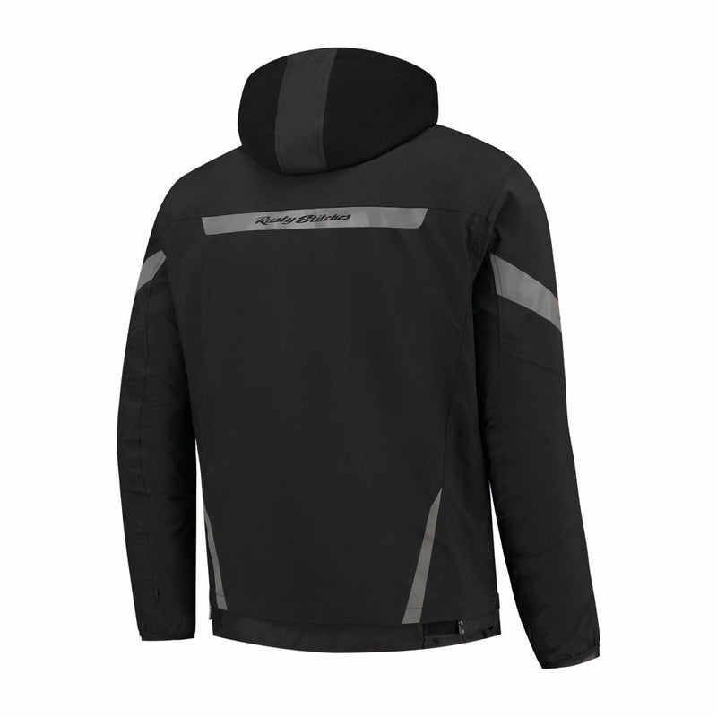 Rusty Stitches Carlo Motorcycle Jacket Mesh Summer with Rain Jacket AA Protection Black