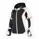 Rusty Stitches Caroline Dames Motorjas Mesh Zomer Met Regenjas AA Protectie Light Grey Black