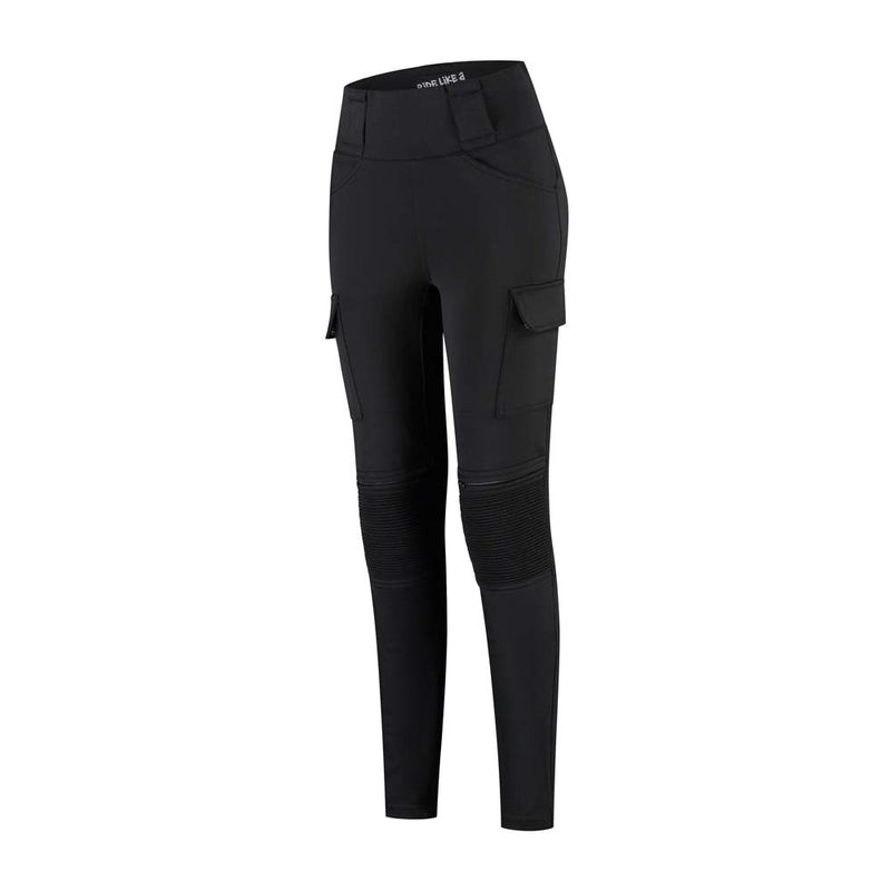 Rusty Stitches Cindy Cargo Ladies Motorcycle Leggings AA Knox Protection Black