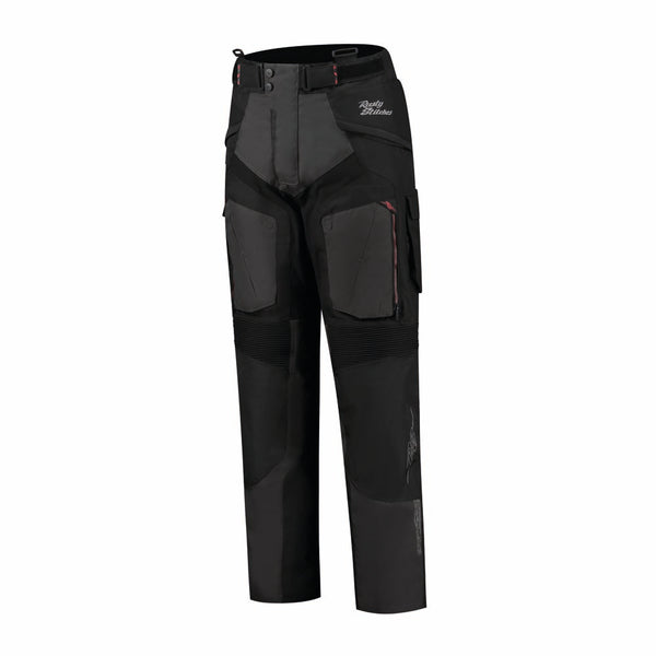 Rusty Stitches Cliff Motorcycle Pants AA Waterproof 10K Adventure Black Grey Red