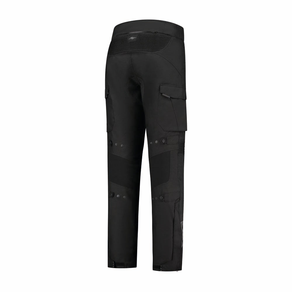 Rusty Stitches Cliff Regular Motorcycle Trousers AA Waterproof 10K Adventure Black