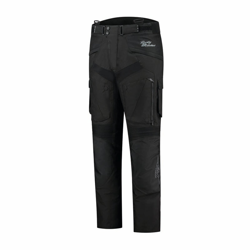 Rusty Stitches Cliff Short Motorcycle Trousers AA Waterproof 10K Adventure Black