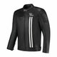 Rusty Stitches Cooper Leather Motorcycle Jacket AA Retro Black White With Protection