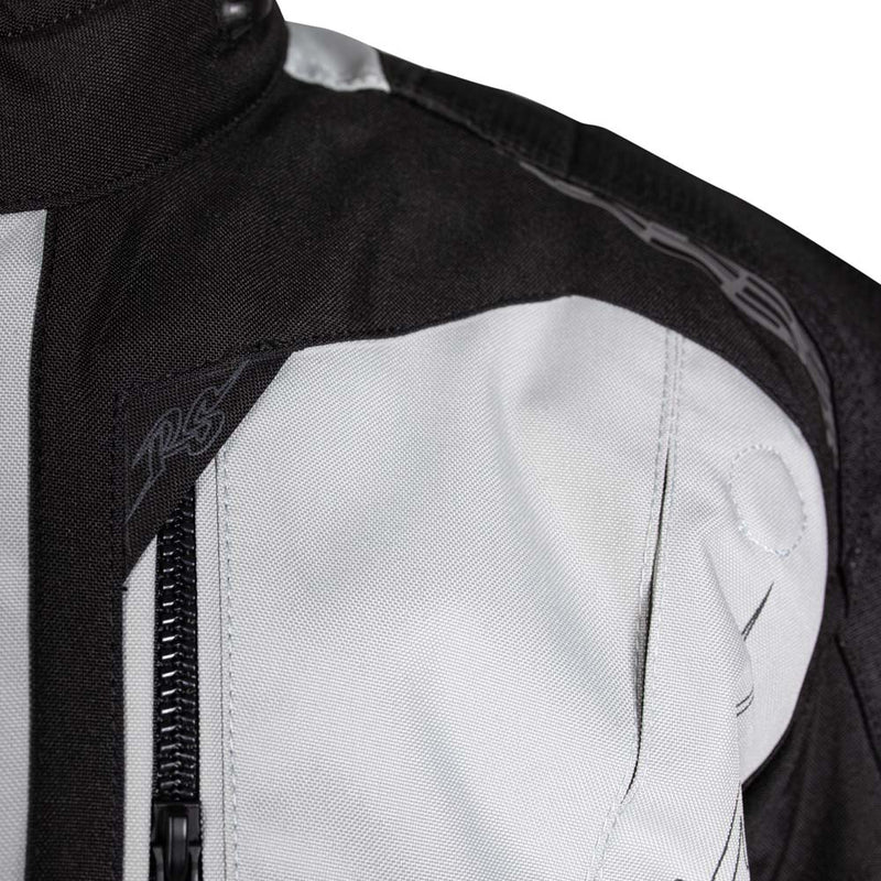 Rusty Stitches Cliff Adventure Motorjas Waterdicht AA Protectie Light Grey Black