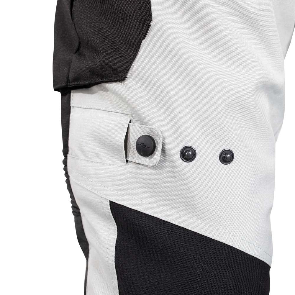 Rusty Stitches Cliff Motorbroek AA Waterdicht 10K Adventure Lichtgrijs Zwart