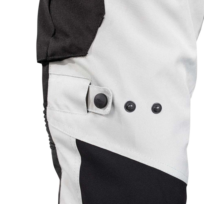 Rusty Stitches Cliff Motorbroek AA Waterdicht 10K Adventure Lichtgrijs Zwart