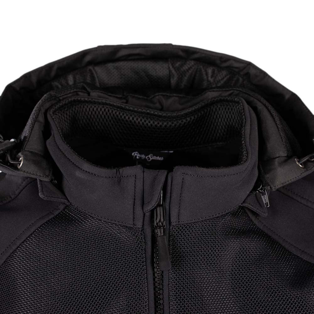 Rusty Stitches Felix Motorcycle Jacket Summer Mesh AA Protection With Hoodie