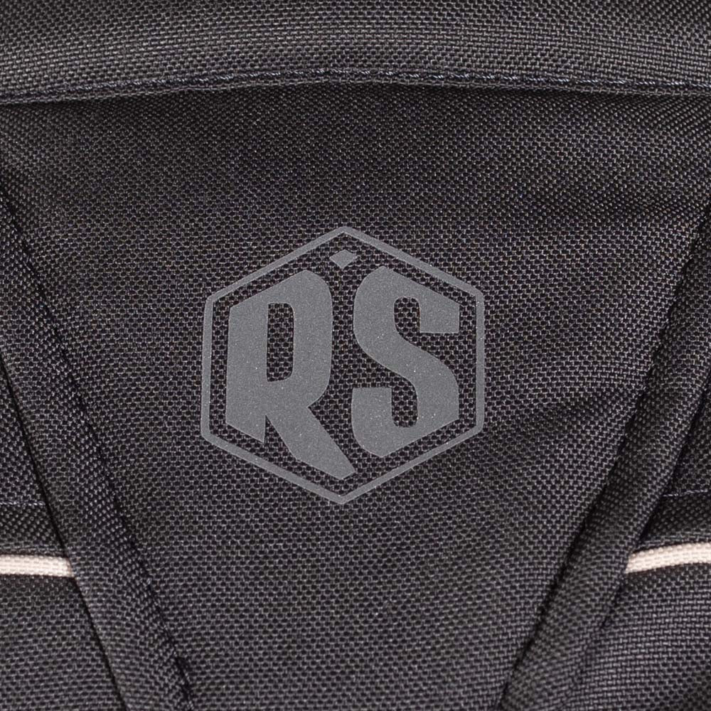 Rusty Stitches Luke Motorcycle Jacket Dark Grey Black AA Waterproof All Season With Protection