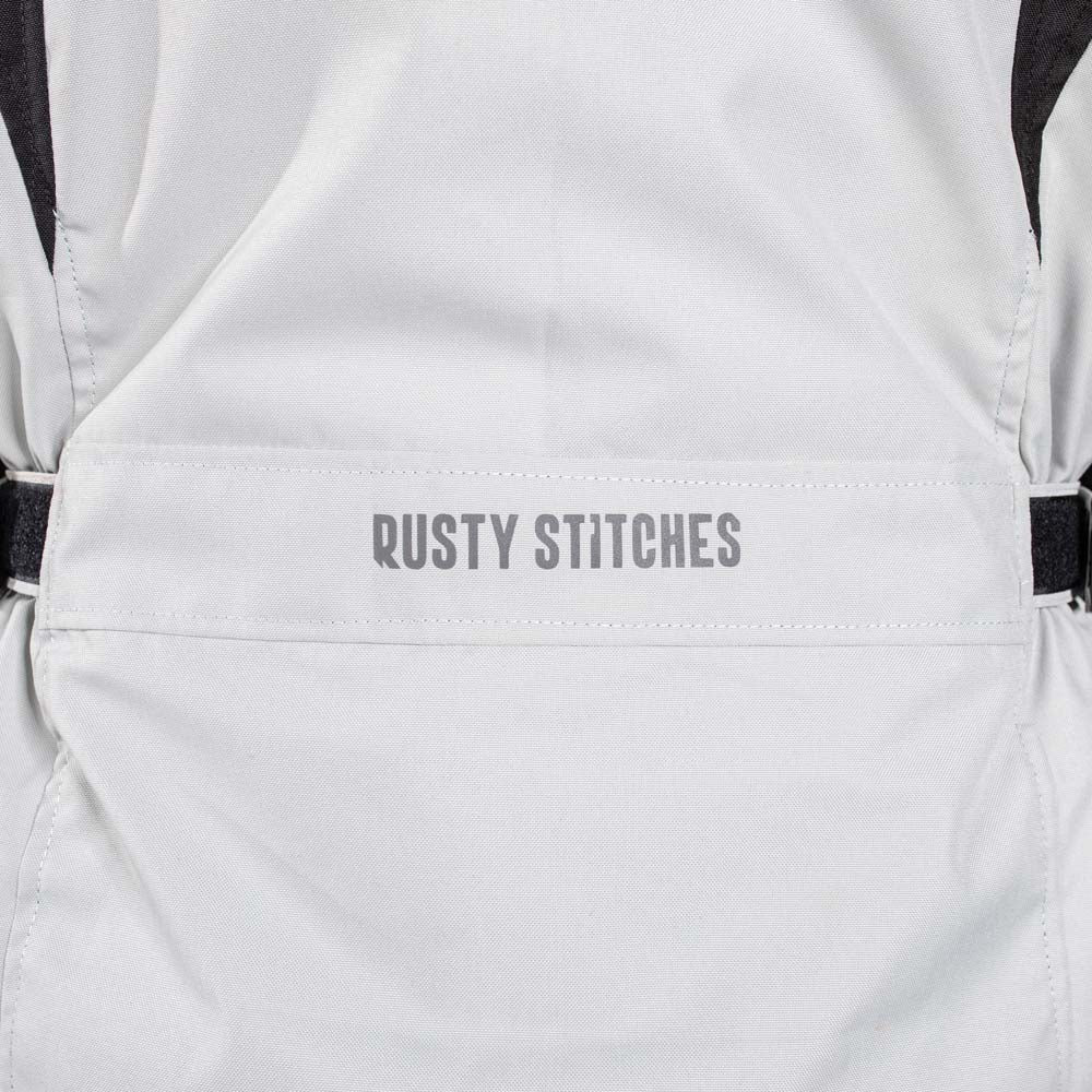 Rusty Stitches Luke Motorcycle Jacket Anthracite Black Waterproof AA All Season With Protection