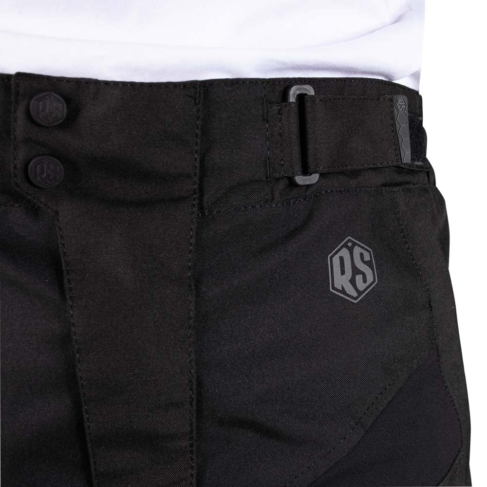 Rusty Stitches Mason Motorcycle Trousers AA Waterproof 10K Touring Black