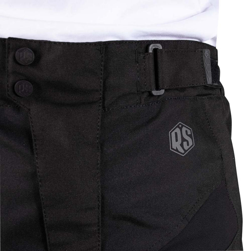 Rusty Stitches Mason Motorcycle Trousers AA Waterproof 10K Touring Black