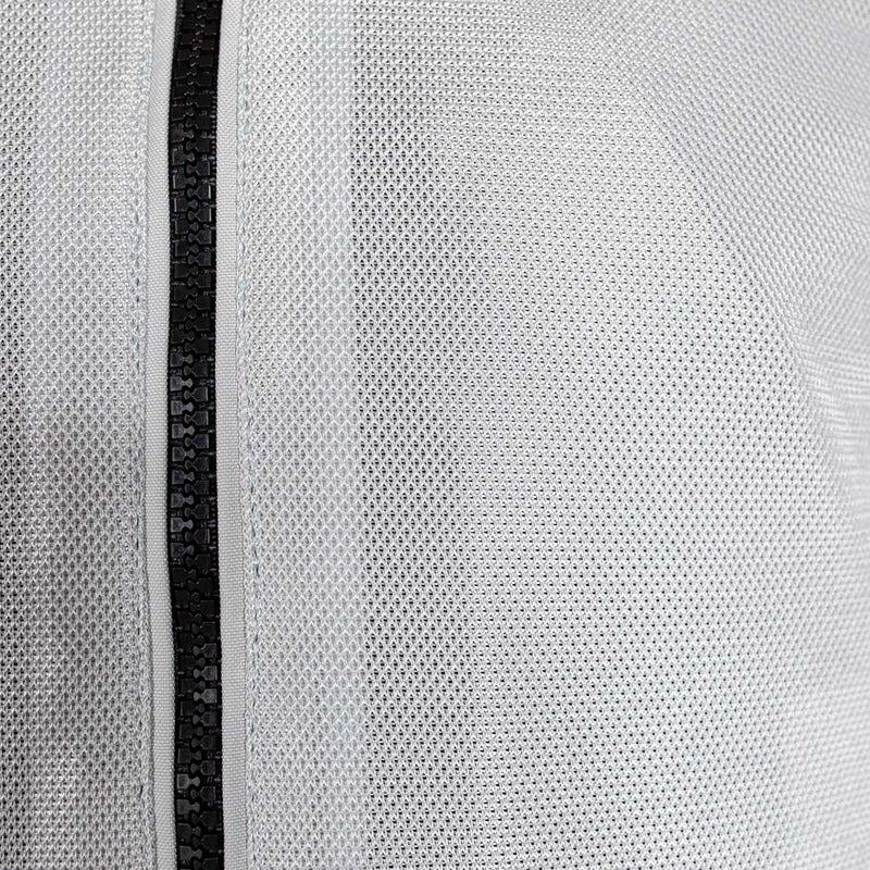 Rusty Stitches Mike Motorcycle Jacket Light Grey Summer Mesh AA Ventilated With Protection