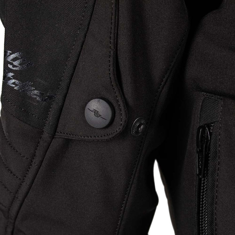 Rusty Stitches Naomi Women's Motorcycle Jacket Black Waterproof AA With Protection