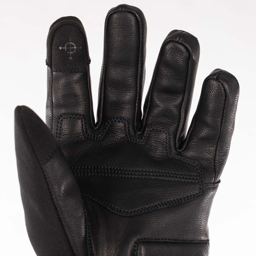 Rusty Stitches Alex Motorcycle Gloves Winter Waterproof CE Black Touchscreen