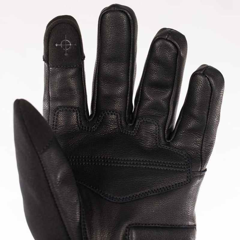 Rusty Stitches Alex Motorcycle Gloves Winter Waterproof CE Black Touchscreen