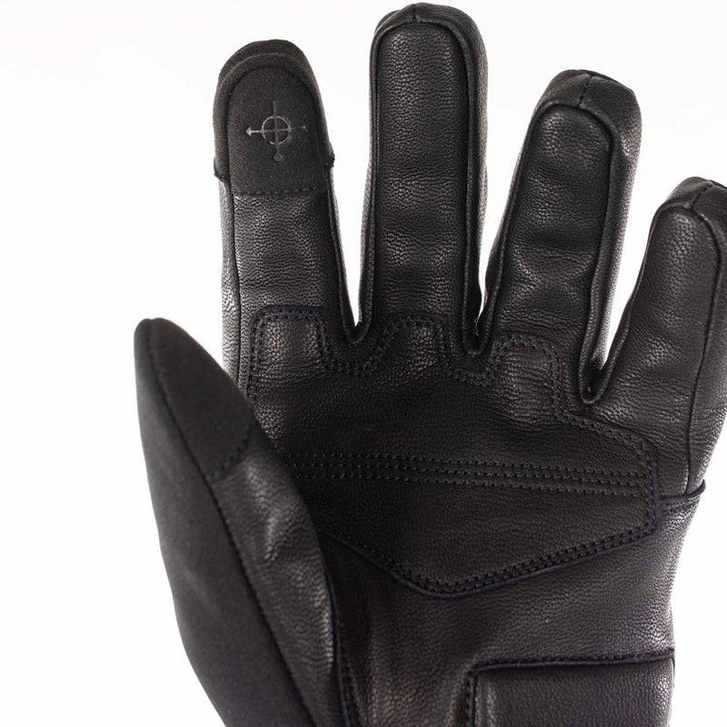 Rusty Stitches Alex Motorcycle Gloves Winter Waterproof CE Black Touchscreen