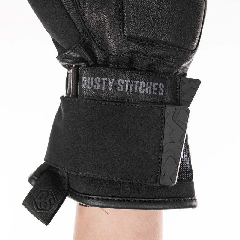 Rusty Stitches Alex Motorcycle Gloves Winter Waterproof CE Black Touchscreen