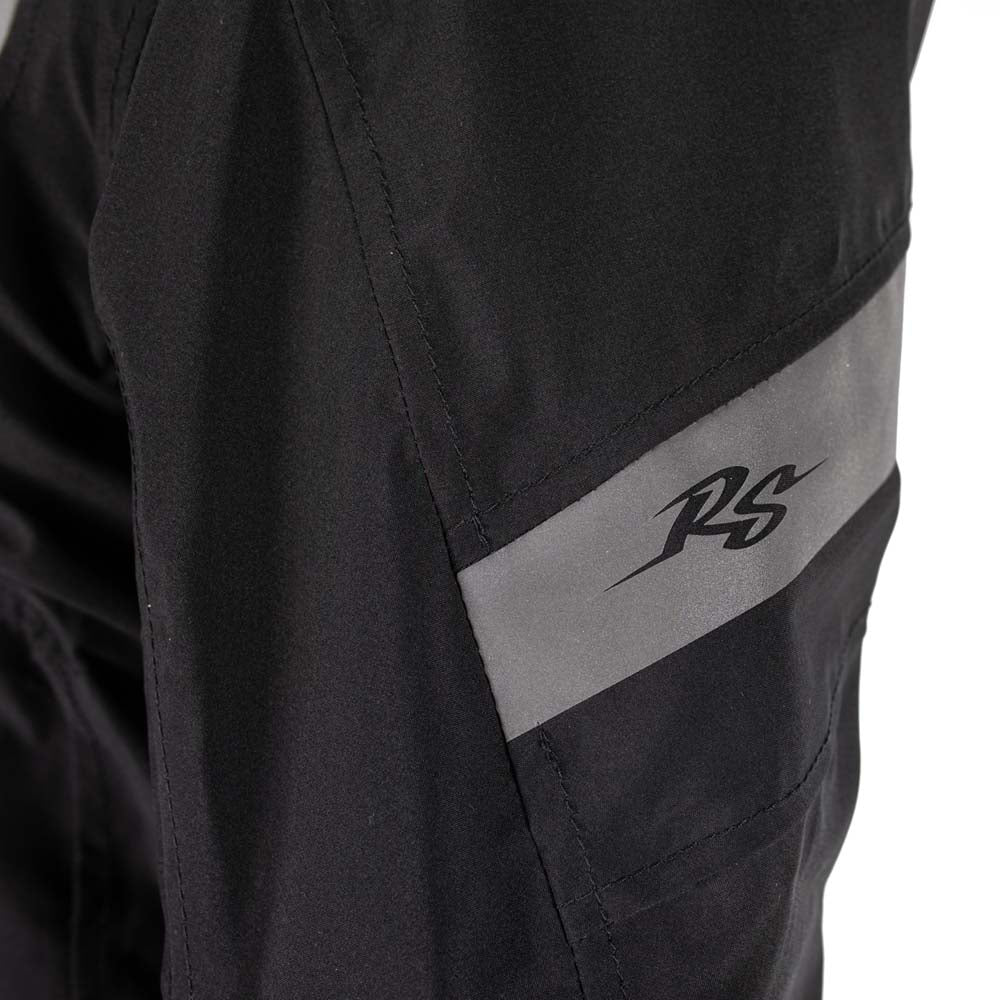 Rusty Stitches Carlo Motorcycle Jacket Mesh Summer with Rain Jacket AA Protection Black