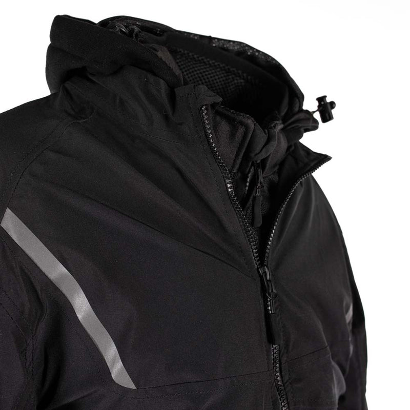 Rusty Stitches Carlo Motorcycle Jacket Mesh Summer with Rain Jacket AA Protection Black