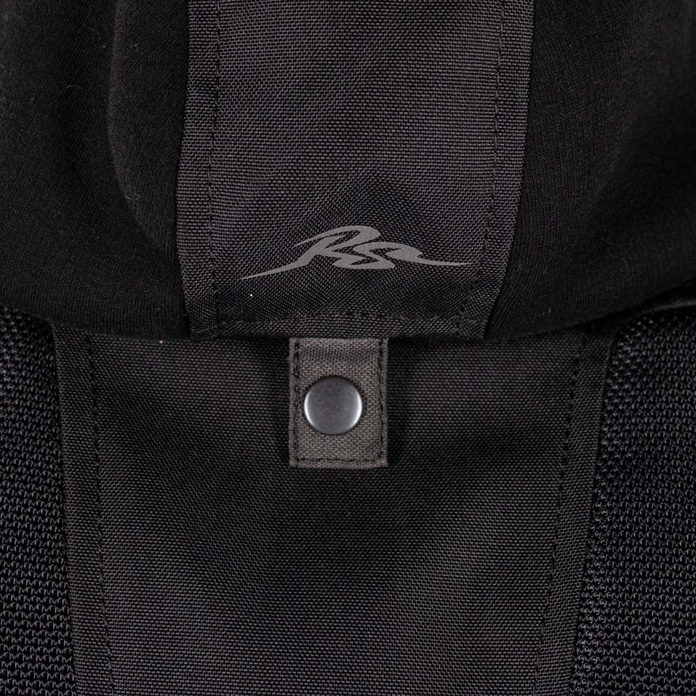 Rusty Stitches Carlo Motorcycle Jacket Mesh Summer with Rain Jacket AA Protection Black